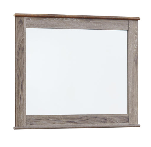Zelen - Warm Gray - Bedroom Mirror Cleveland Home Outlet (OH) - Furniture Store in Middleburg Heights Serving Cleveland, Strongsville, and Online