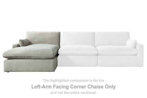 Sophie - Gray - Laf Corner Chaise Cleveland Home Outlet (OH) - Furniture Store in Middleburg Heights Serving Cleveland, Strongsville, and Online