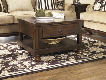 Porter - Rustic Brown - Lift Top Cocktail Table Cleveland Home Outlet (OH) - Furniture Store in Middleburg Heights Serving Cleveland, Strongsville, and Online