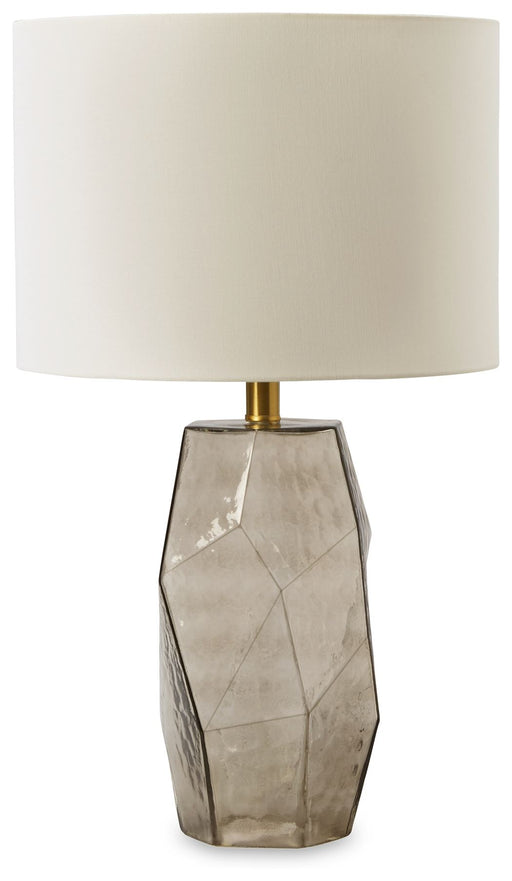 Taylow - Gray - Glass Table Lamp Cleveland Home Outlet (OH) - Furniture Store in Middleburg Heights Serving Cleveland, Strongsville, and Online