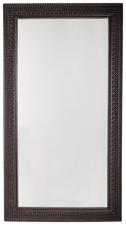 Balintmore - Dark Brown - Floor Mirror Cleveland Home Outlet (OH) - Furniture Store in Middleburg Heights Serving Cleveland, Strongsville, and Online