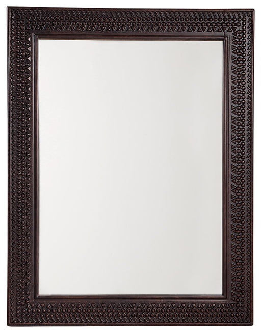 Balintmore - Dark Brown - Accent Mirror Cleveland Home Outlet (OH) - Furniture Store in Middleburg Heights Serving Cleveland, Strongsville, and Online
