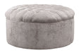 Carnaby - Linen - Oversized Accent Ottoman Cleveland Home Outlet (OH) - Furniture Store in Middleburg Heights Serving Cleveland, Strongsville, and Online