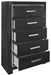 Kaydell - Black - Five Drawer Chest Cleveland Home Outlet (OH) - Furniture Store in Middleburg Heights Serving Cleveland, Strongsville, and Online