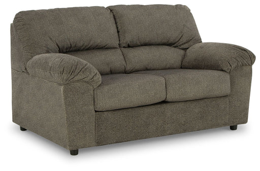 Norlou - Flannel - Loveseat Cleveland Home Outlet (OH) - Furniture Store in Middleburg Heights Serving Cleveland, Strongsville, and Online