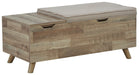 Gerdanet - Beige - Storage Bench Cleveland Home Outlet (OH) - Furniture Store in Middleburg Heights Serving Cleveland, Strongsville, and Online