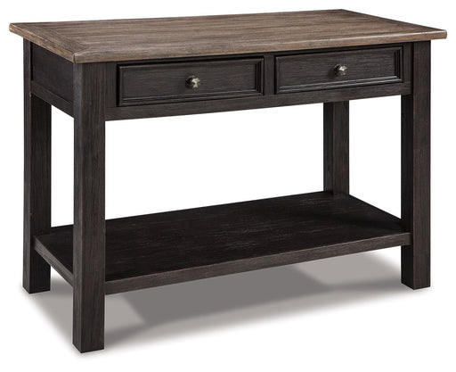 Tyler - Grayish Brown / Black - Sofa Table Cleveland Home Outlet (OH) - Furniture Store in Middleburg Heights Serving Cleveland, Strongsville, and Online