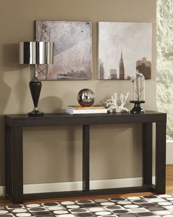 Watson - Dark Brown - Sofa Table Cleveland Home Outlet (OH) - Furniture Store in Middleburg Heights Serving Cleveland, Strongsville, and Online