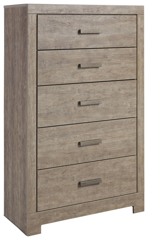 Culverbach - Gray - Five Drawer Chest Cleveland Home Outlet (OH) - Furniture Store in Middleburg Heights Serving Cleveland, Strongsville, and Online