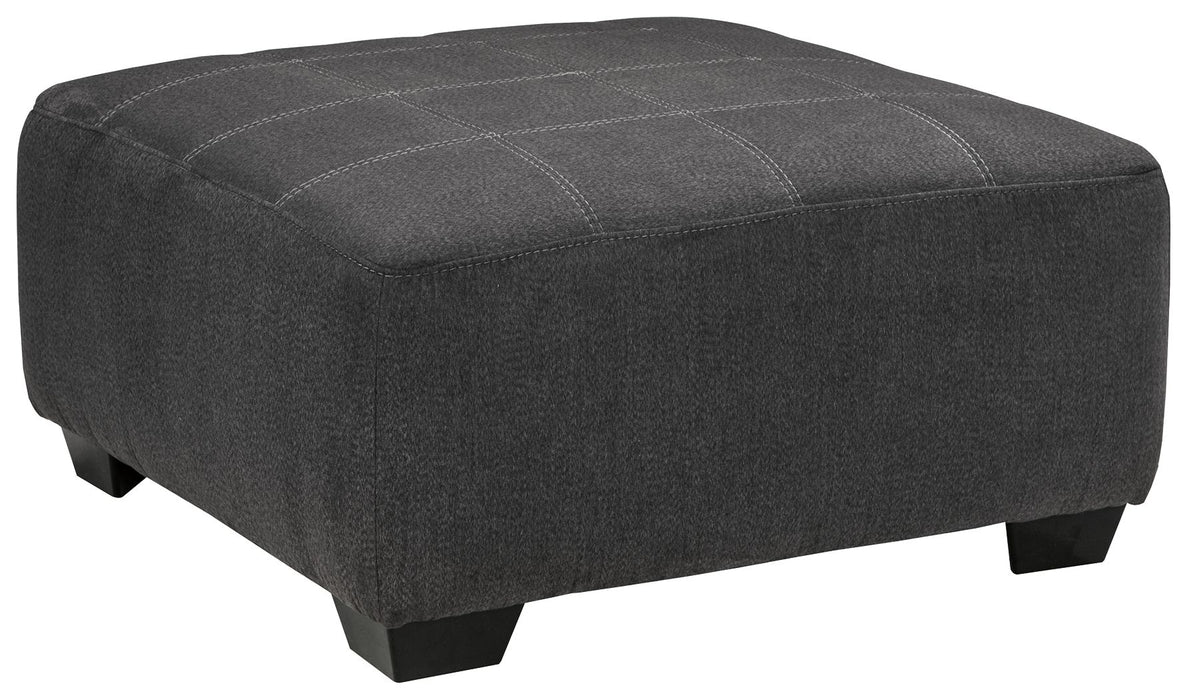 Ambee - Slate - Oversized Accent Ottoman Cleveland Home Outlet (OH) - Furniture Store in Middleburg Heights Serving Cleveland, Strongsville, and Online