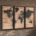 Pollyanna - Tan / Black - Wall Art Set (Set of 3) Cleveland Home Outlet (OH) - Furniture Store in Middleburg Heights Serving Cleveland, Strongsville, and Online