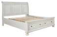 Robbinsdale - Antique White - Queen Storage Footboard Cleveland Home Outlet (OH) - Furniture Store in Middleburg Heights Serving Cleveland, Strongsville, and Online