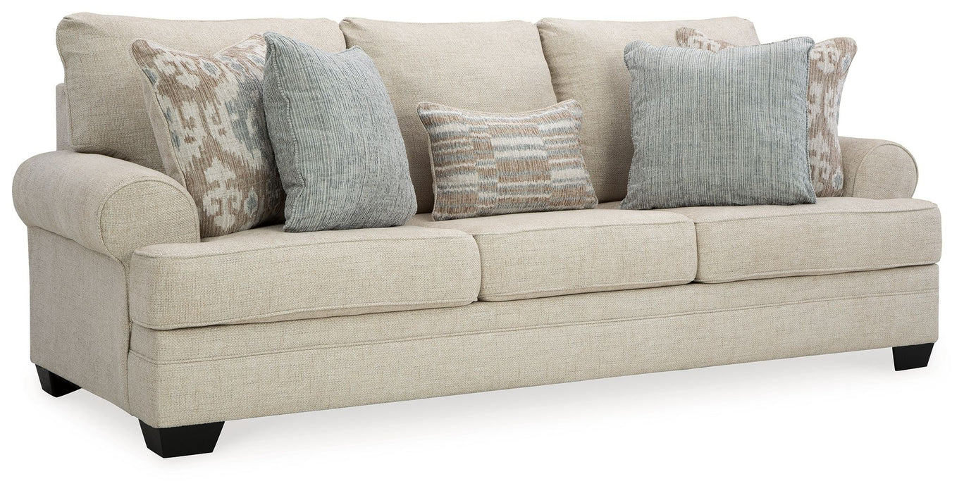 Rilynn - Linen - Sofa Cleveland Home Outlet (OH) - Furniture Store in Middleburg Heights Serving Cleveland, Strongsville, and Online