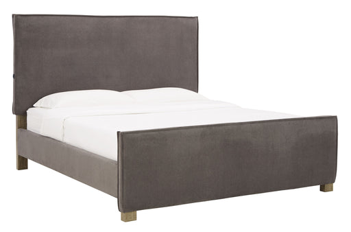 Krystanza - Slate - Queen Uph Panel Headboard Cleveland Home Outlet (OH) - Furniture Store in Middleburg Heights Serving Cleveland, Strongsville, and Online