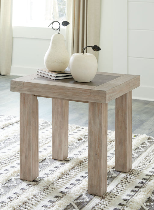 Hennington - Light Brown - Rectangular End Table Cleveland Home Outlet (OH) - Furniture Store in Middleburg Heights Serving Cleveland, Strongsville, and Online