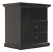 Maribel - Black - One Drawer Night Stand Cleveland Home Outlet (OH) - Furniture Store in Middleburg Heights Serving Cleveland, Strongsville, and Online