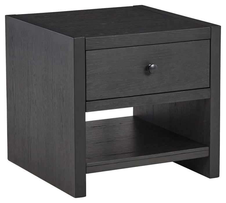 Foyland - Black - Square End Table Cleveland Home Outlet (OH) - Furniture Store in Middleburg Heights Serving Cleveland, Strongsville, and Online