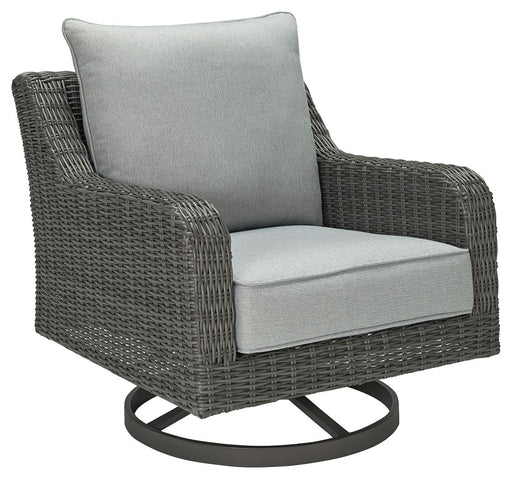 Elite Park - Gray - Swivel Lounge W/ Cushion Cleveland Home Outlet (OH) - Furniture Store in Middleburg Heights Serving Cleveland, Strongsville, and Online