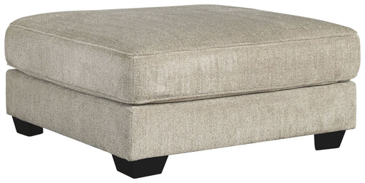 Ardsley - Pewter - Oversized Accent Ottoman Cleveland Home Outlet (OH) - Furniture Store in Middleburg Heights Serving Cleveland, Strongsville, and Online