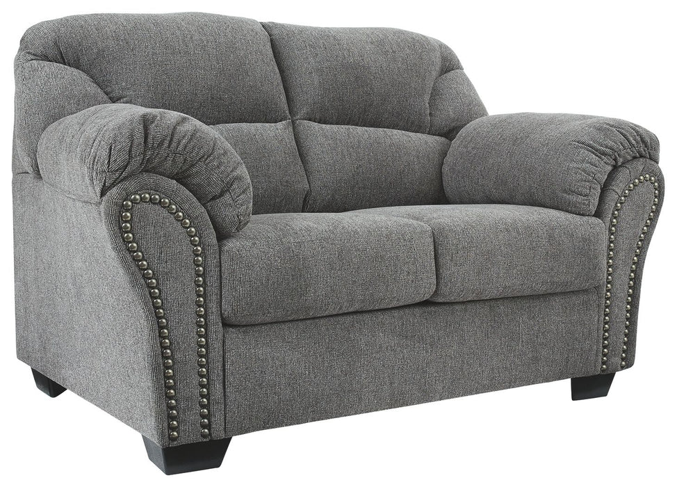 Allmaxx - Pewter - Loveseat Cleveland Home Outlet (OH) - Furniture Store in Middleburg Heights Serving Cleveland, Strongsville, and Online