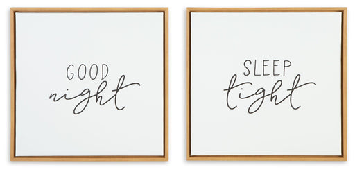 Olymiana - White / Black - Wall Art Set (Set of 2) Cleveland Home Outlet (OH) - Furniture Store in Middleburg Heights Serving Cleveland, Strongsville, and Online