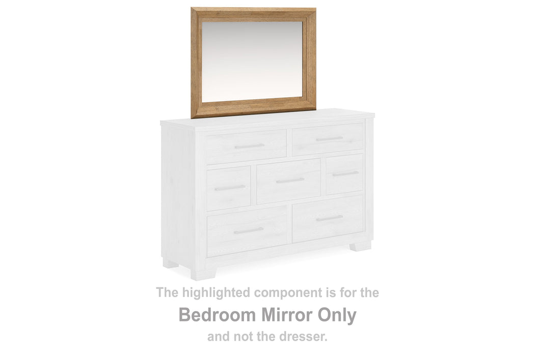 Galliden - Light Brown - Bedroom Mirror
