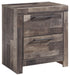 Derekson - Multi Gray - Two Drawer Night Stand Cleveland Home Outlet (OH) - Furniture Store in Middleburg Heights Serving Cleveland, Strongsville, and Online