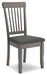Shullden - Gray - Dining Room Side Chair (Set of 2) Cleveland Home Outlet (OH) - Furniture Store in Middleburg Heights Serving Cleveland, Strongsville, and Online