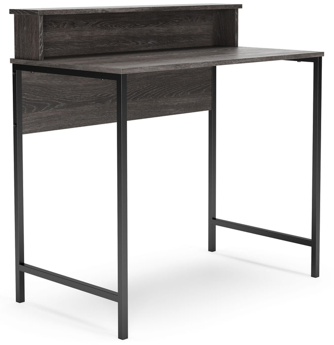 Freedan - Grayish Brown - Home Office Desk - Top-Shelf Cleveland Home Outlet (OH) - Furniture Store in Middleburg Heights Serving Cleveland, Strongsville, and Online