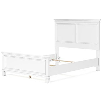 Fortman - White - Full Panel Footboard Cleveland Home Outlet (OH) - Furniture Store in Middleburg Heights Serving Cleveland, Strongsville, and Online