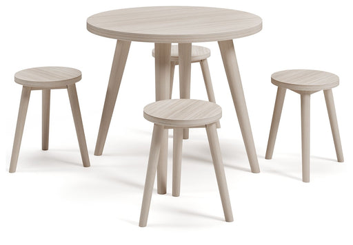 Blariden - Natural - Table Set (Set of 5) Cleveland Home Outlet (OH) - Furniture Store in Middleburg Heights Serving Cleveland, Strongsville, and Online