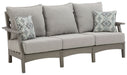 Visola - Gray - Sofa With Cushion Cleveland Home Outlet (OH) - Furniture Store in Middleburg Heights Serving Cleveland, Strongsville, and Online