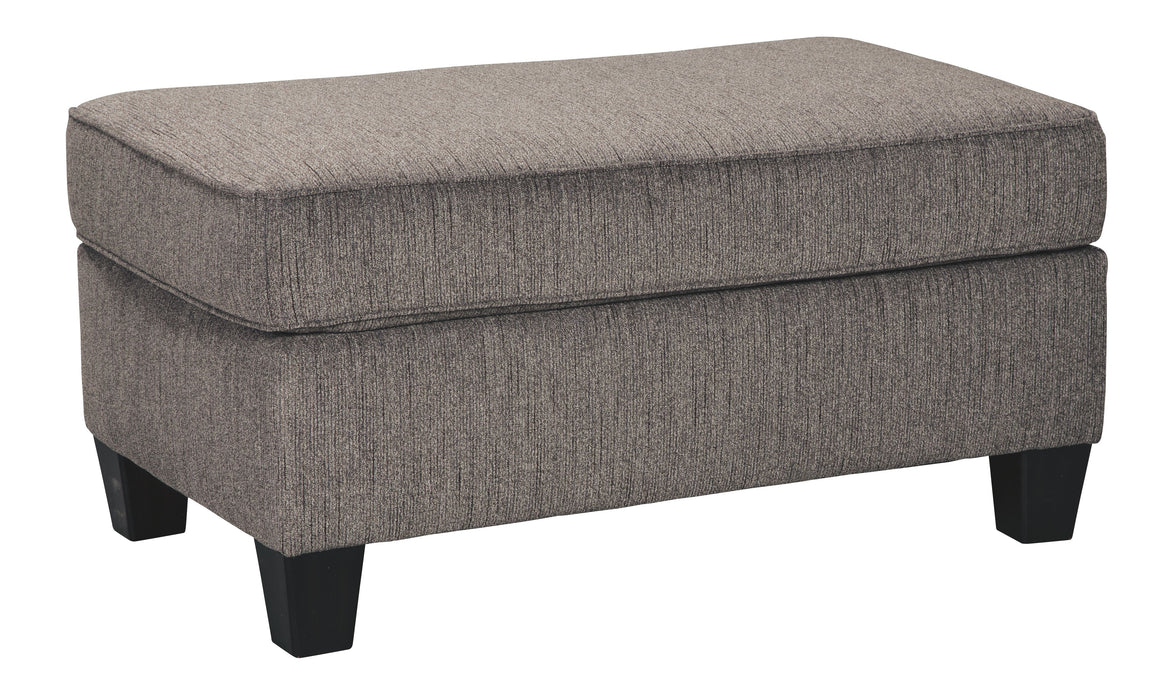 Nemoli - Slate - Ottoman Cleveland Home Outlet (OH) - Furniture Store in Middleburg Heights Serving Cleveland, Strongsville, and Online