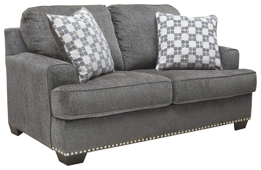 Locklin - Carbon - Loveseat Cleveland Home Outlet (OH) - Furniture Store in Middleburg Heights Serving Cleveland, Strongsville, and Online
