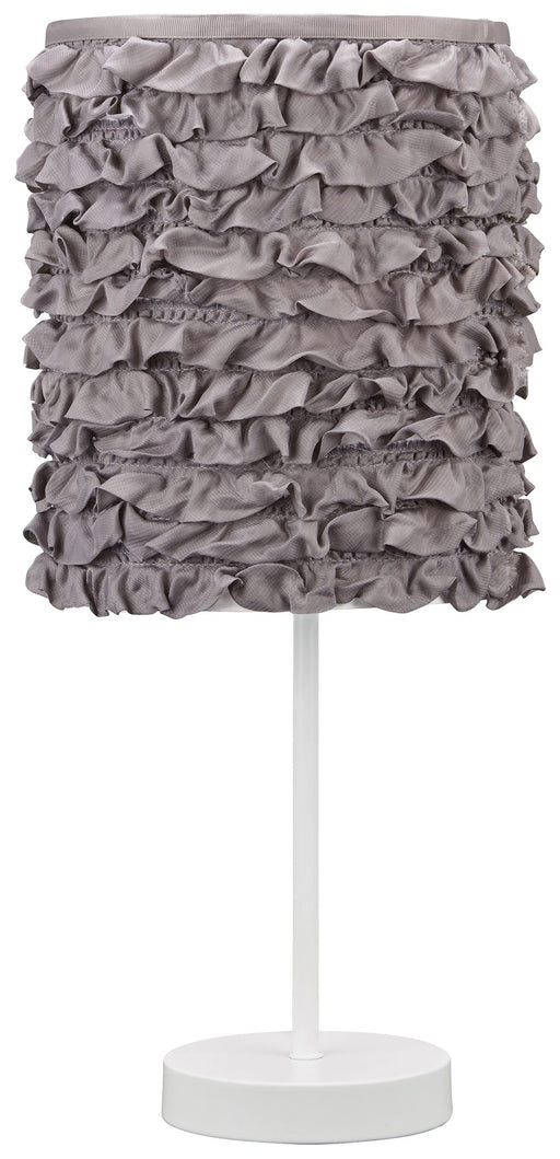 Mirette - Gray / White - Metal Table Lamp Cleveland Home Outlet (OH) - Furniture Store in Middleburg Heights Serving Cleveland, Strongsville, and Online