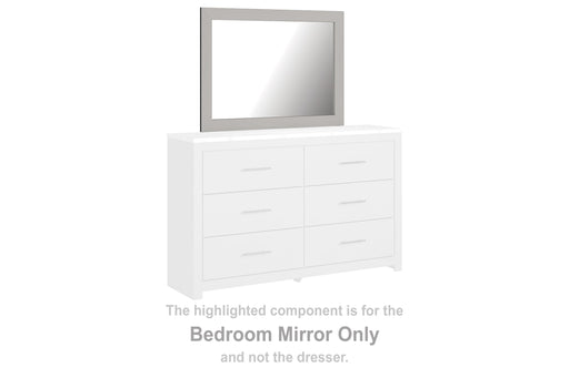 Cottonburg - Light Gray / White - Bedroom Mirror Cleveland Home Outlet (OH) - Furniture Store in Middleburg Heights Serving Cleveland, Strongsville, and Online