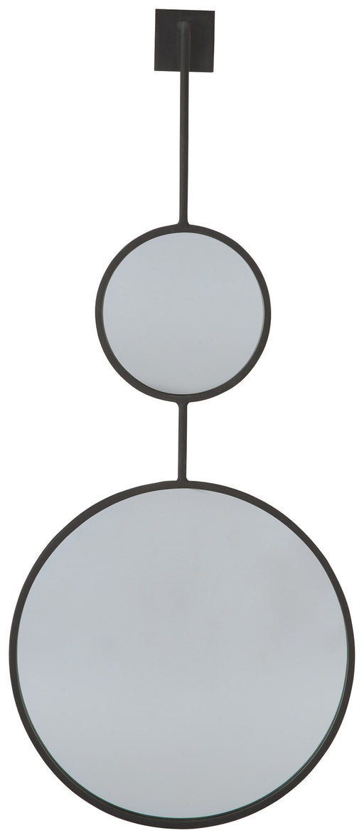 Brewer - Black - Accent Mirror Cleveland Home Outlet (OH) - Furniture Store in Middleburg Heights Serving Cleveland, Strongsville, and Online