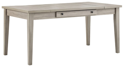 Parellen - Gray - Rect Drm Table W/Storage Cleveland Home Outlet (OH) - Furniture Store in Middleburg Heights Serving Cleveland, Strongsville, and Online
