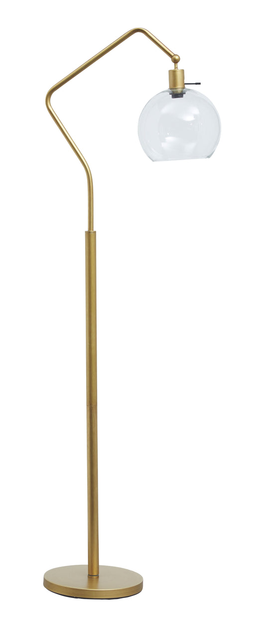 Marilee - Antique Brass Finish - Metal Floor Lamp Cleveland Home Outlet (OH) - Furniture Store in Middleburg Heights Serving Cleveland, Strongsville, and Online