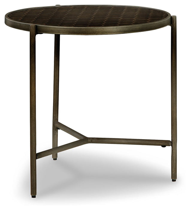 Doraley - Brown / Gray - Chair Side End Table Cleveland Home Outlet (OH) - Furniture Store in Middleburg Heights Serving Cleveland, Strongsville, and Online