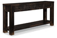 Gavelston - Black - Sofa Table Cleveland Home Outlet (OH) - Furniture Store in Middleburg Heights Serving Cleveland, Strongsville, and Online