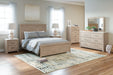 Senniberg - Light Brown / White - Queen Panel Hdbd/Ftbd Cleveland Home Outlet (OH) - Furniture Store in Middleburg Heights Serving Cleveland, Strongsville, and Online