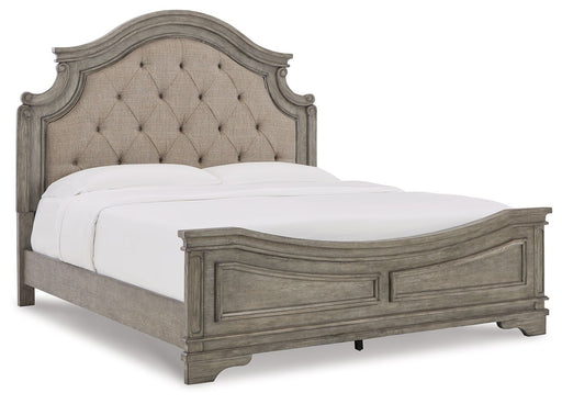 Lodenbay - Antique Gray - Queen Uph Panel Headboard Cleveland Home Outlet (OH) - Furniture Store in Middleburg Heights Serving Cleveland, Strongsville, and Online