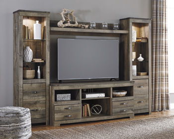 Trinell - Brown - Bridge - 63.39 X 11.57 X 9.72 Cleveland Home Outlet (OH) - Furniture Store in Middleburg Heights Serving Cleveland, Strongsville, and Online