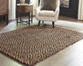 Broox - Natural / Black - Medium Rug Cleveland Home Outlet (OH) - Furniture Store in Middleburg Heights Serving Cleveland, Strongsville, and Online