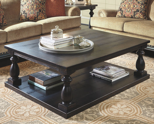 Mallacar - Black - Rectangular Cocktail Table Cleveland Home Outlet (OH) - Furniture Store in Middleburg Heights Serving Cleveland, Strongsville, and Online