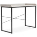 Bayflynn - White / Black - Home Office Desk - Clean-lined Cleveland Home Outlet (OH) - Furniture Store in Middleburg Heights Serving Cleveland, Strongsville, and Online