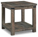 Hollum - Rustic Brown - Square End Table Cleveland Home Outlet (OH) - Furniture Store in Middleburg Heights Serving Cleveland, Strongsville, and Online