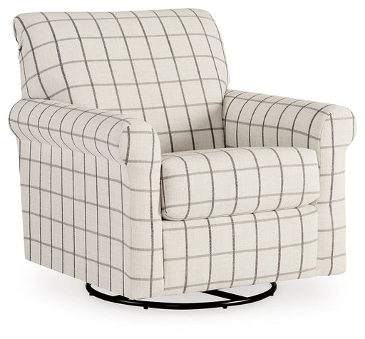 Davinca - Charcoal - Swivel Glider Accent Chair Cleveland Home Outlet (OH) - Furniture Store in Middleburg Heights Serving Cleveland, Strongsville, and Online