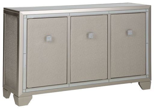 Chaseton - Champagne - Accent Cabinet Cleveland Home Outlet (OH) - Furniture Store in Middleburg Heights Serving Cleveland, Strongsville, and Online